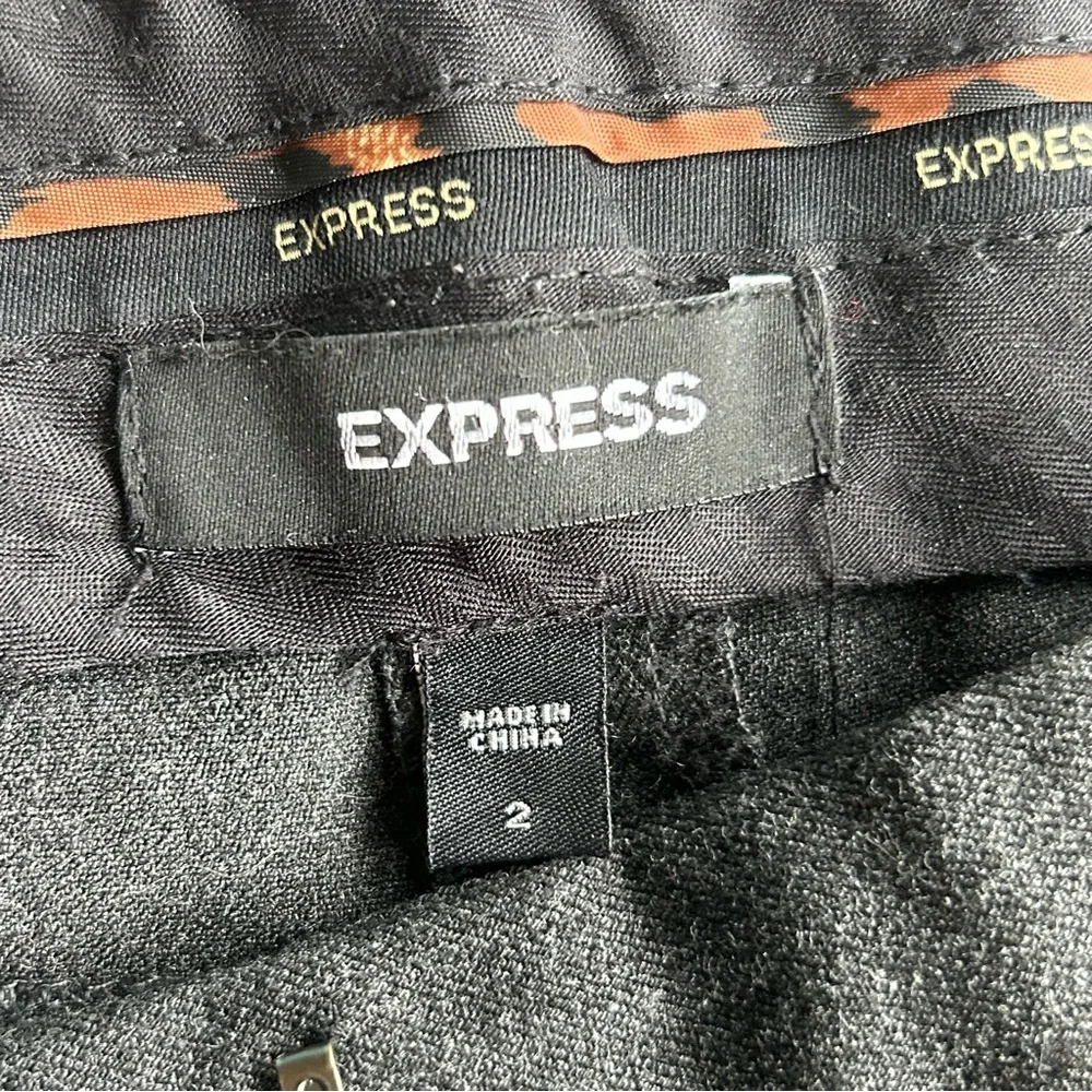 Express women's Ankle Dress Pants Gray Size 2 - Picture 6 of 12